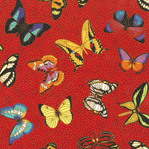 Trs-306 Glitter Butterfly Square Trivet, Pack Of 3
