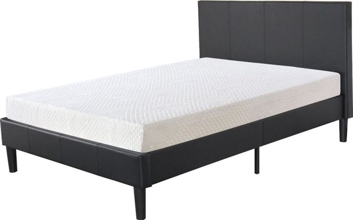 8mfullset 8 In. Full Medium - Firm Memory Foam Mattress Bed With 2 Free Gel Pillows