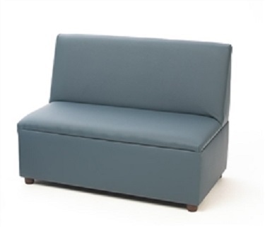 Fm2b110 Just Like Home Modern Casual Enviro-child Upholstery Sofa - Blue