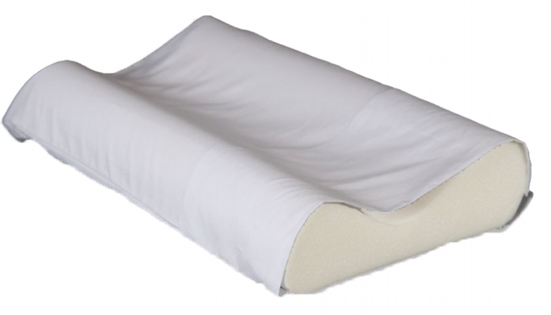 Smooth Double Lobe Pillow, White