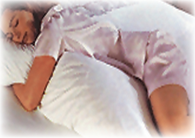 10-47860-2 Body Sleeper Pillow, White