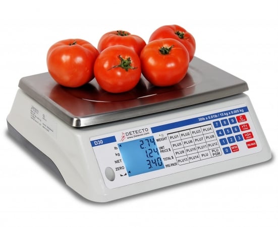 D15 13.4 X 13.4 In Electronic Price Computing Scale, 15 Lbs