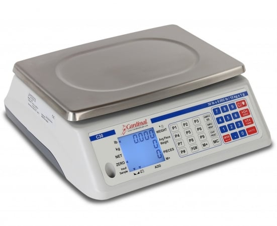 C30 11.38 X 8.25 In. C Series Counting Electronic Scale, 30 Lbs