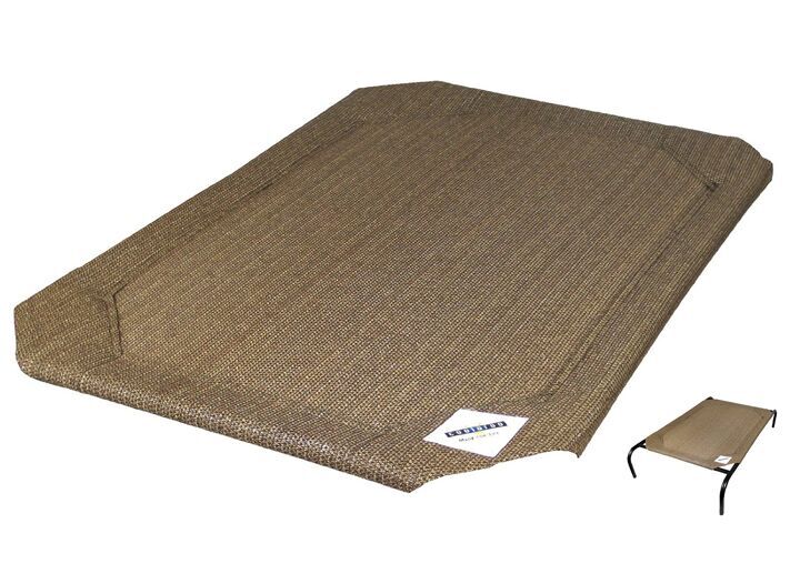 458997 43.5 X 31.5 In. Elevated Pet Bed Replacement Cover, Nutmeg
