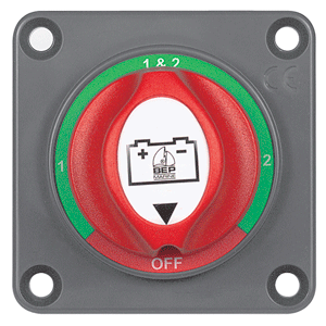 Panel-mounted Battery Mini Selector Switch