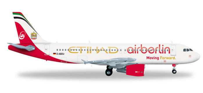 He556569 1-200 Air Berlin-etihad A320 Moving Forward