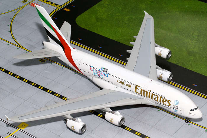 G2uae565 1-200 Emirates A380 England Rugby World Cup A6-een