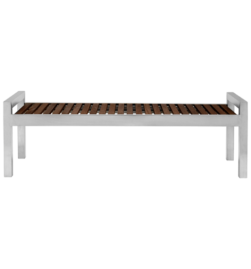 Commercial Zone 725453 Bench, Stainless - 5 Ft.