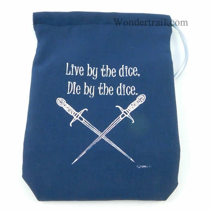 Ghg-cb1026 Dice Bag, Live Or Die By The Dice