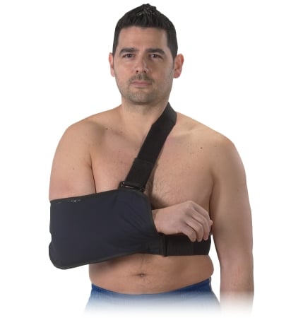 10-59250-md-2 Arm Sling With Immobilizing Strap, Blue - Medium