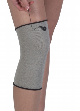 10-65013 Conductive Knee Support, Silver