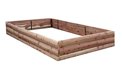 Ab6 Aromatic Log Raised Garden Bed, 59 X 47 X 9 In.