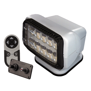 20074 Permanent Radio Ray Led With Wireless & Dash Remote, White