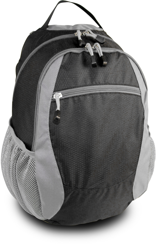 1934834 13 In. Campus Backpack, Black-gray