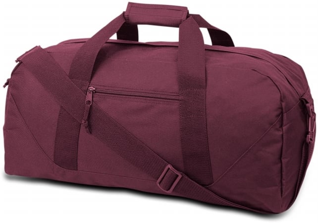 1922685 Large Square Duffel [maroon] Case Of 12