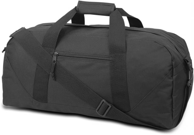 1922701 Large Square Duffel Bag [black] Case Of 12
