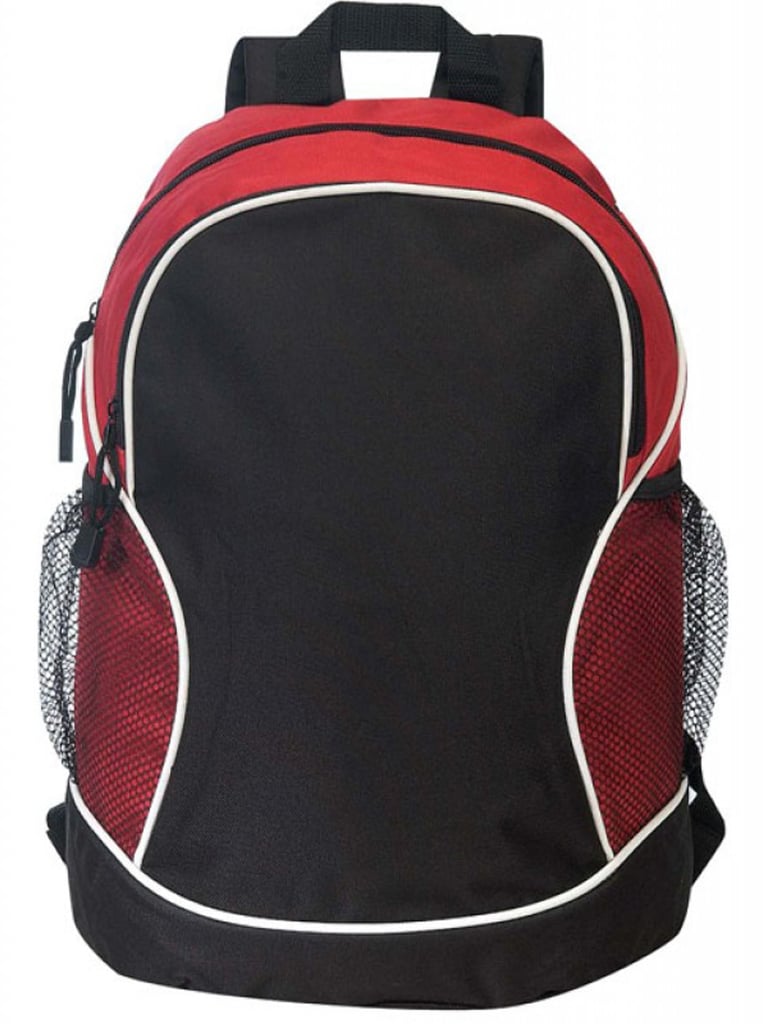 1923093 11.5 Poly Backpack - Red/black Case Of 24