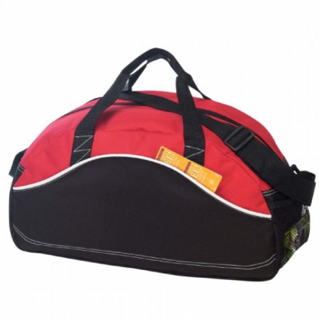1923396 Poly Duffel Bag [red-black] - Style #012 Case Of 36