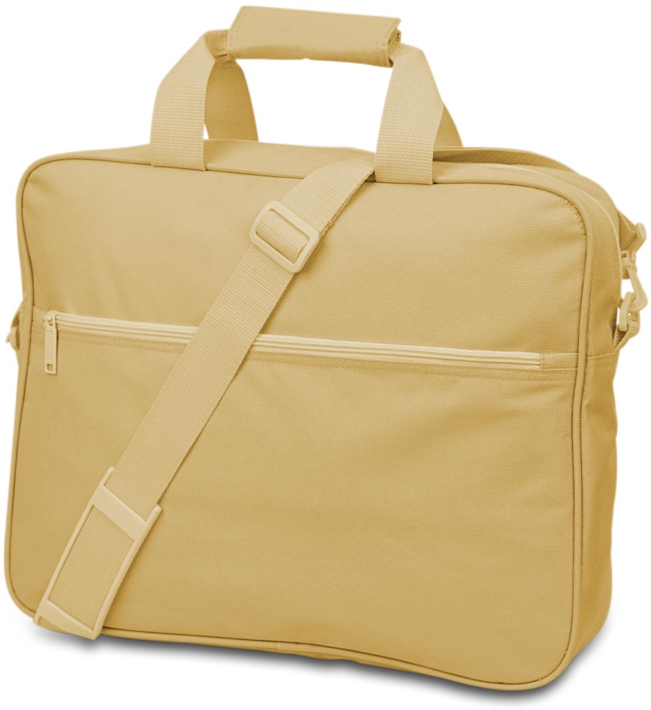 Convention Briefcase [light Tan] Case Of 24