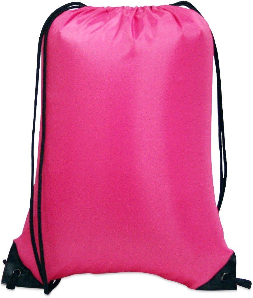 1934877 14 Value Drawstring Backpack - Hot Pink Case Of 60