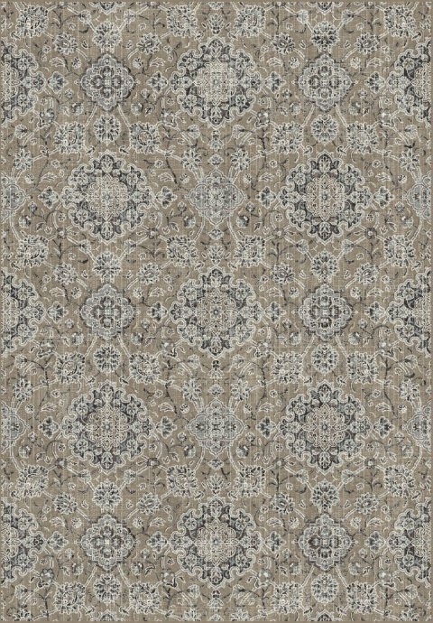 89665 Regal Collection 6.7 X 9.6 In. Traditional Rectangle Rug, Taupe & Grey