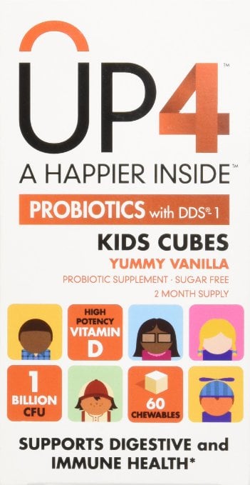 1515246 Up4 Probiotics - Dds1 Kids Cubes Chewables, 60 Count