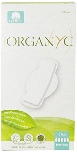 0832584 Maternity Pads With Wings Cotton Feminine Pads, Pack Of 10