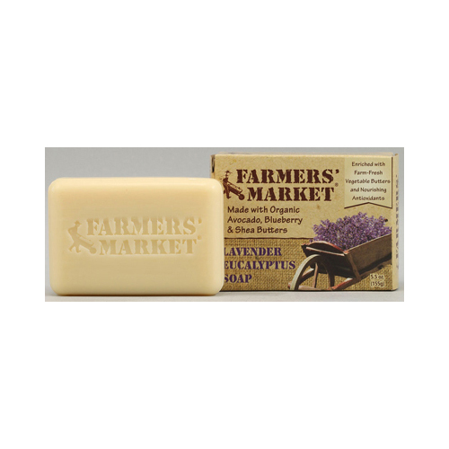 0856104 5.5 Oz Natural Bar Soap, Lavender Eucalyptus