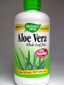 0967265 Organic Aloe Vera Whole Leaf Juice, 33.8 Fl Oz