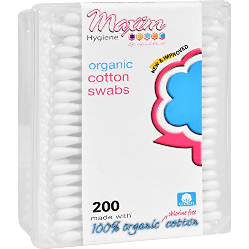 1417534 Organic Cotton Swabs, Matchbox Pack - 200 Count