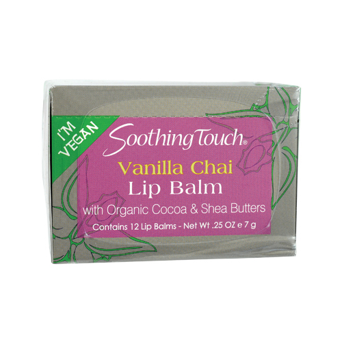 0702613 Vegan Vanilla Chai Lip Balm, 0.25 Oz - Case Of 12
