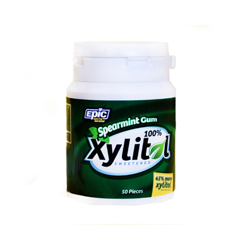 0730283 Xylitol Sweetened Spearmint Gum, 50 Count