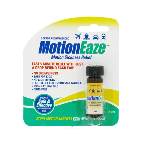 Motioneaze 0743724 Motion Sickness Relief, 2.5 Ml - Case Of 6