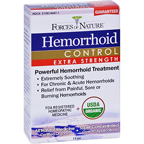 1025238 Organic Hemorrhoid Control - Extra Strength, 11 Ml