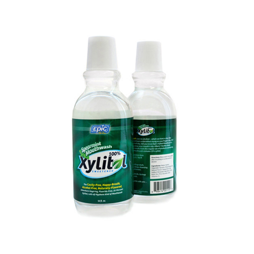 UPC 898414001108 product image for 0732628 Xylitol Sweetened Spearmint Mouthwash, 16 oz | upcitemdb.com