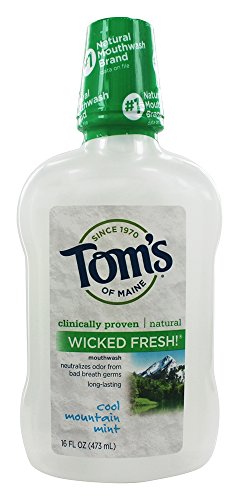 Toms Of Maine 0264606 Cool Mountain Mint Mouthwash, 16 Oz