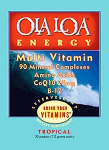 0428011 Energy Tropical Multi Vitamin Drink Mix, 30 Packets