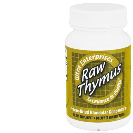 0439331 Ultra Raw Thymus Tablets, 200mg - 60 Count