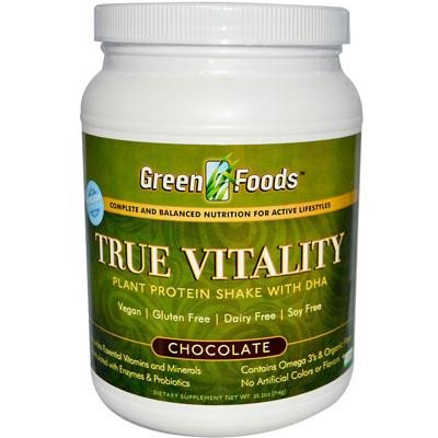 0928333 True Vitality Plant Protein Shake With Dha Chocolate, 25.2 Oz