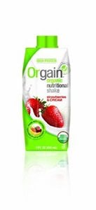 1189877 Organic Nutrition Shake - Strawberry & Cream - 11 Fl Oz - Case Of 12