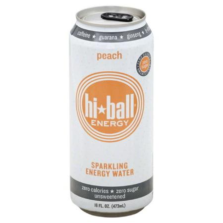 UPC 897351000861 product image for HiBall BCA62139 Sparkling Energy Water Peach 6 x 4 Pack | upcitemdb.com