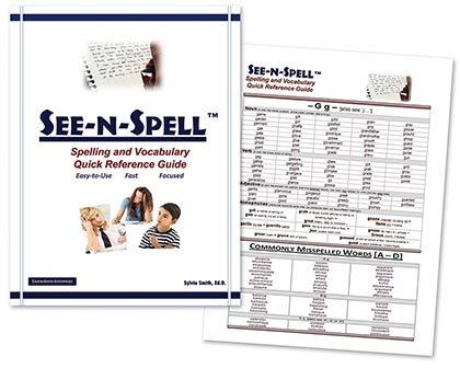 Ce4001 Improve Spelling And Build Vocabulary Quick Reference Guide