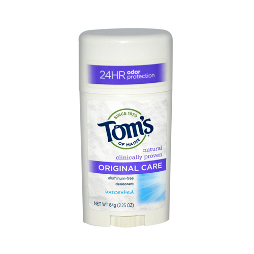 Toms Of Maine 0182824 Unscented Natural Original Deodorant, 2.25 Oz - Case Of 6