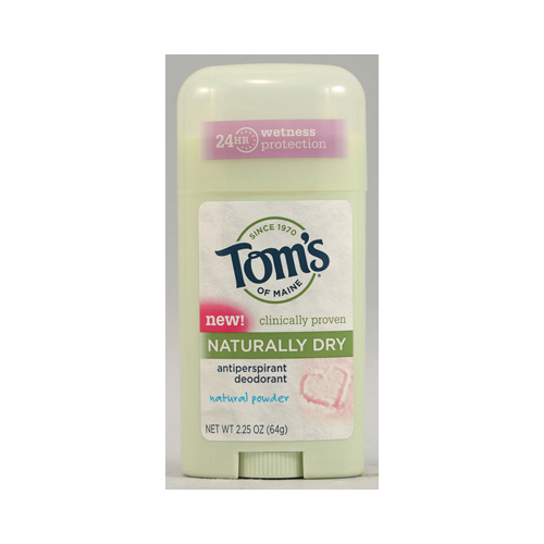 Toms Of Maine 1082791 Natural Powder Womens Antiperspirant Deodorant, 2.25 Oz - Case Of 6