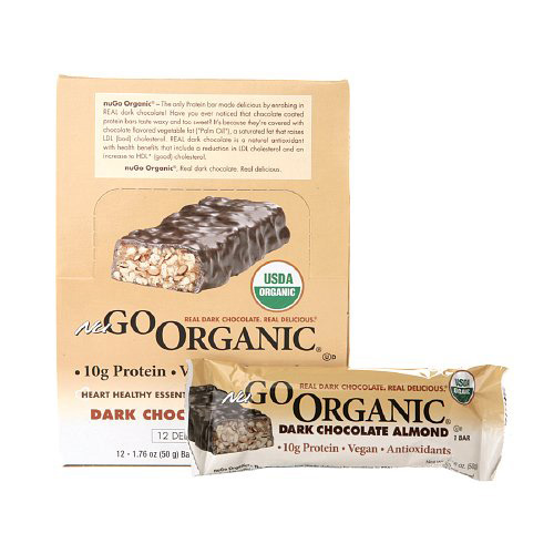 0333526 Organic Dark Chocolate Almond Bar, 1.76 Oz - Case Of 12