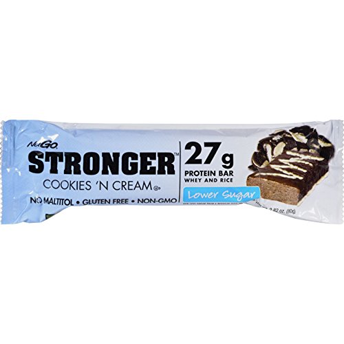 1372176 Stronger Cookies N Cream Bar, 2.82 Oz - Case Of 12
