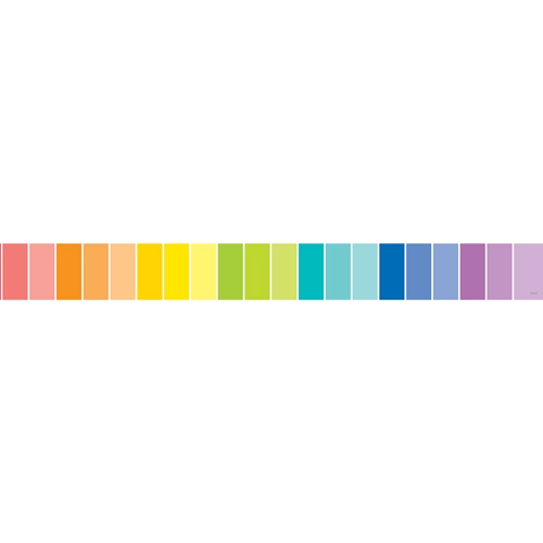 Ctp0188 Rainbow Paint Chip Borders - Paint