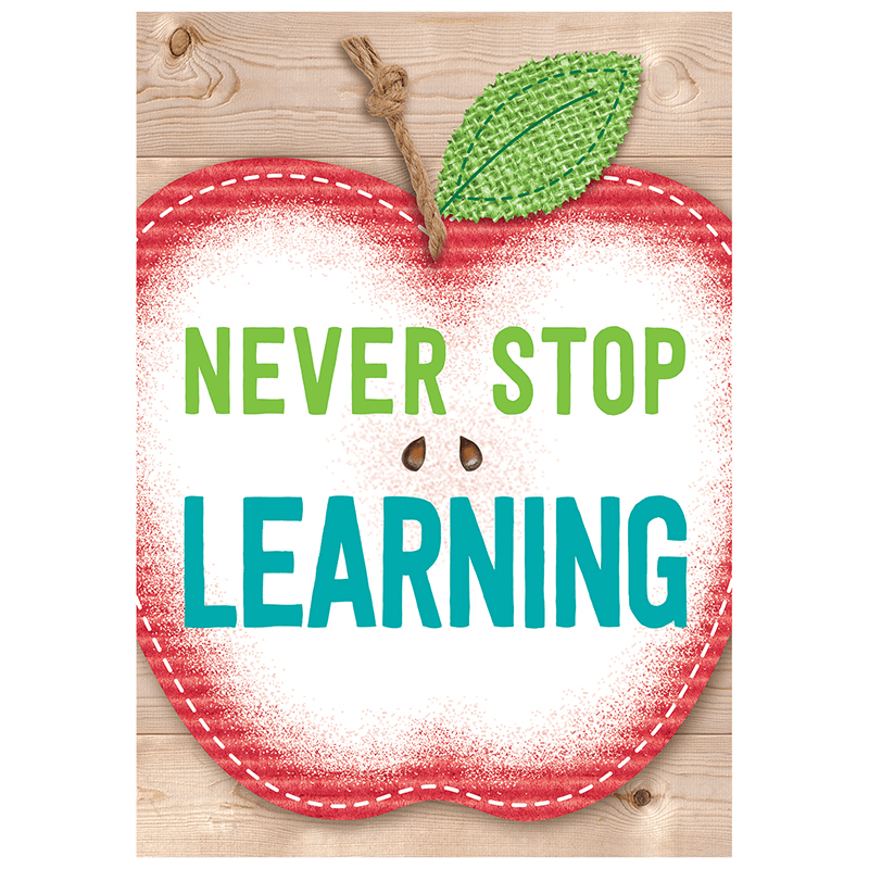 Ctp7289 Never Stop Learning Inspire U Poster