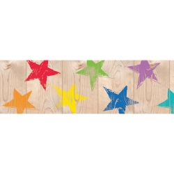 Ctp8380 Rustic Stars Upcycle Style Border