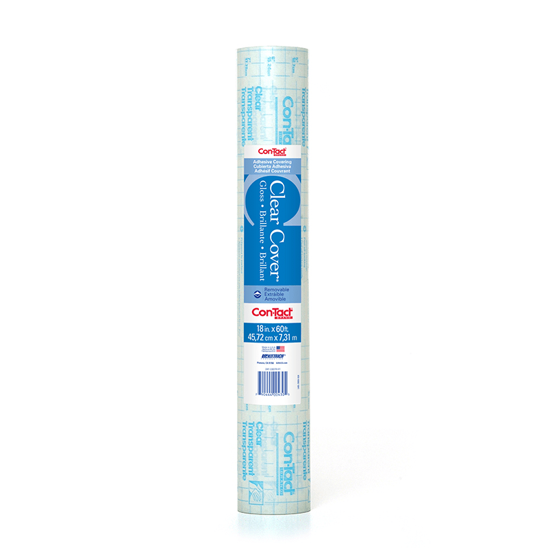 Kit60fc9ad76 Contact Adhesive Roll, Clear - 18 X 60 Ft.